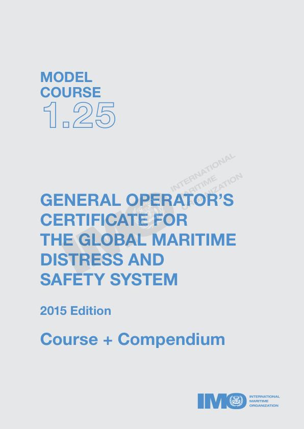 General Operator’s Certificate for the Global Maritime Distress and Safety System