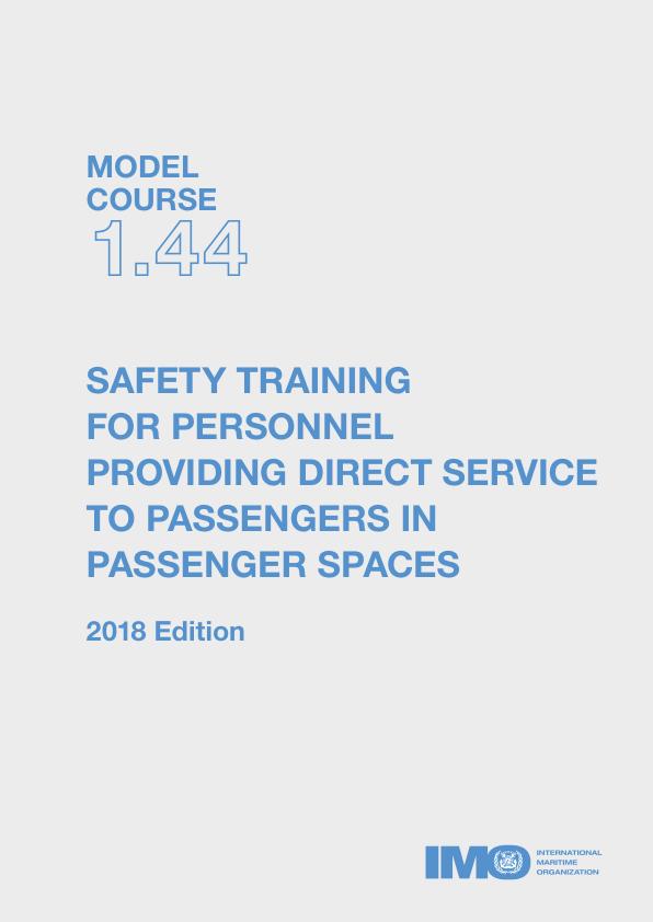 image of Safety Training for Personnel Providing Direct Service to Passengers in Passenger Spaces